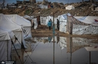 تشدید فاجعه انسانی در غزه با موج جدید بارش‌های شدید (3)