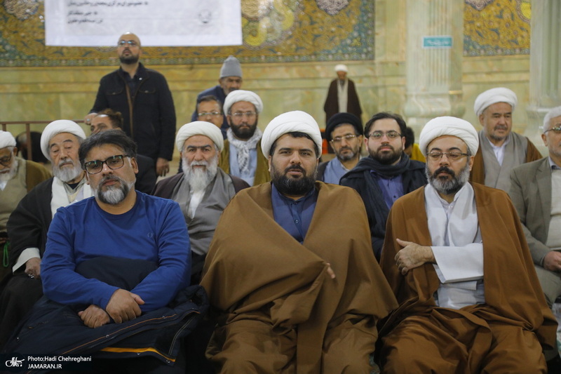 مراسم بزرگداشت آیت الله موسوی بجنوردی (ره) در قم - 1