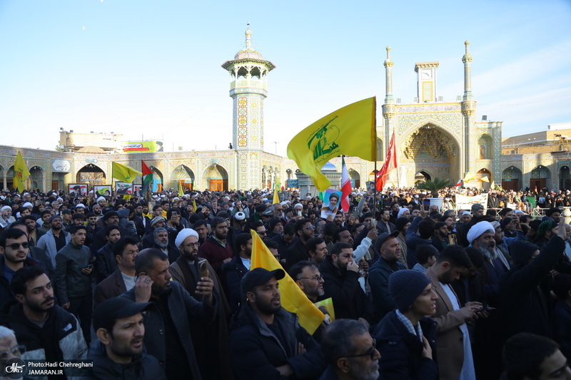 راهپیمایی و اجتماع «لبیک یا نصرالله» در قم