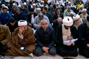 مراسم عزاداری شب شهادت امام هادی(ع) در حرم مطهر امام خمینی