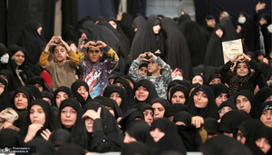 آخرین شب مراسم عزاداری حضرت فاطمه‌زهرا (س) در حسینیه امام خمینی