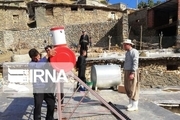 ۱۶ دستگاه آبگرمکن بین روستاییان محروم مریوان توزیع شد