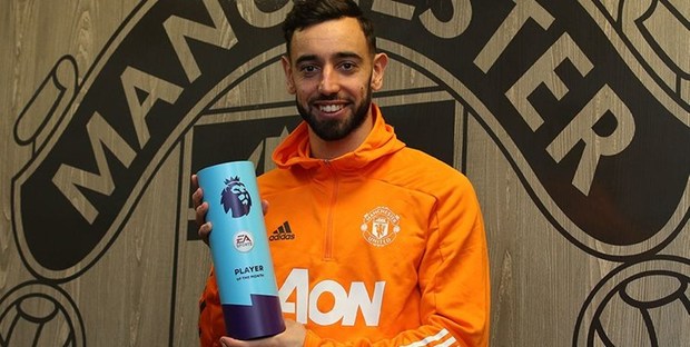 برونو فرناندز بهترین بازیکن ماه جزیره شد/ آمار خارق العاده ستاره پرتغالی در 7 ماه!