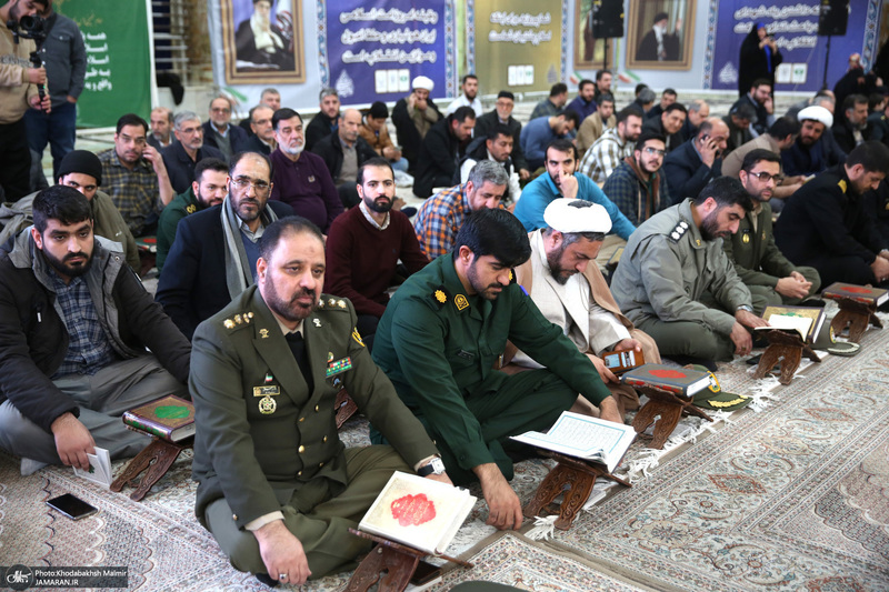 آیین افتتاحیه مرکز فعالیت‌های قرآنی در حرم مطهر حضرت امام خمینی (س)