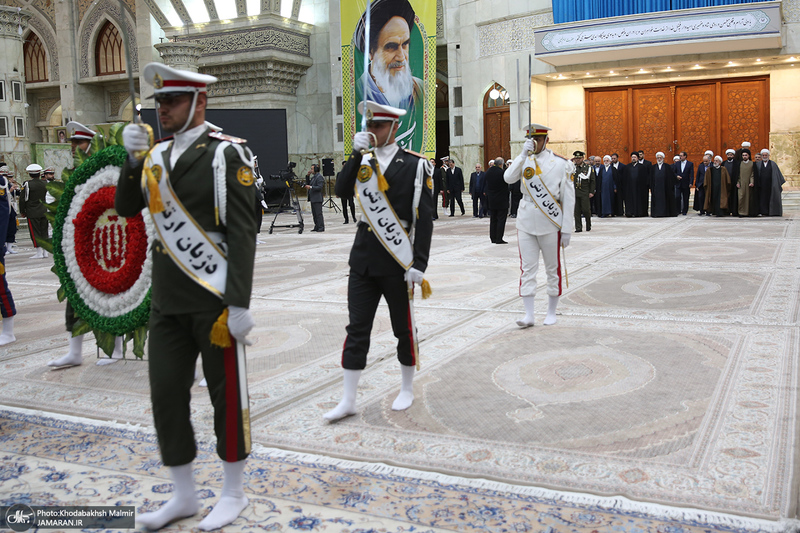 تجدید میثاق رئیس قوه قضاییه و مسئولان عالی قضایی با آرمان‌های حضرت امام (س)