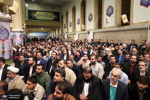 دیدار مداحان اهل‌بیت (ع) با رهبر معظم انقلاب