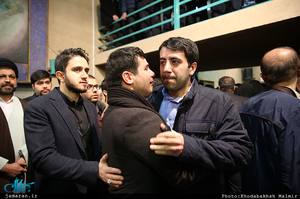 مراسم وداع با پیکر آیت الله هاشمی رفسنجانی(ره) در حسینیه جماران-4