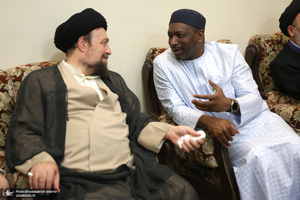 دیدار چند تن از مهمان خارجی سی و هفتمین کنفرانس وحدت اسلامی با سید حسن خمینی