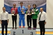 دختر بوشهری موفق به کسب نخستین نشان آسیایی در رشته هوپس شد