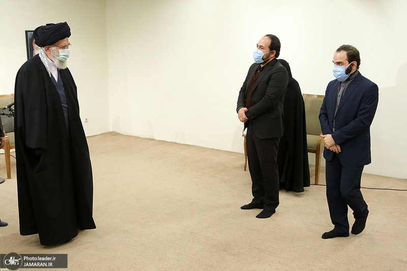 دیدار خانواده شهید فخری‌زاده با رهبر معظم انقلاب