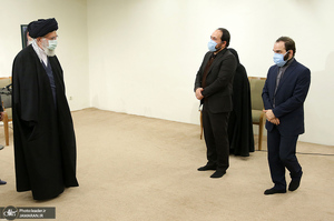 دیدار خانواده شهید فخری‌زاده با رهبر معظم انقلاب