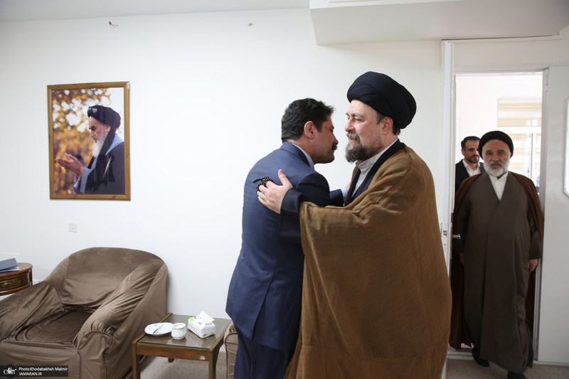 دیدار آقای عبدالکریم حسین‌زاده معاون رئیس جمهور با سید حسن خمینی
