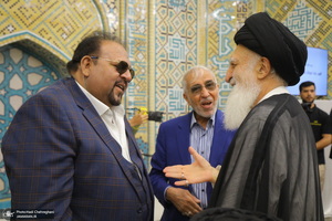 مراسم افتتاح حسینیه آیت الله العظمی بروجردی (ره) در شهر سامرا