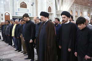 نماز و تشییع حاج علی اکبرشفیعی در حرم مطهر امام خمینی (س)