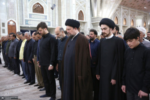 نماز و تشییع حاج علی اکبرشفیعی در حرم مطهر امام خمینی (س)