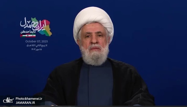 شیخ نعیم قاسم: ایران همیشه در کنار مقاومت است