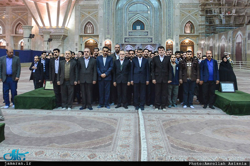 تجدید میثاق مدیران و کارکنان سازمان نهضت سواد آموزی با آرمان های امام(س)