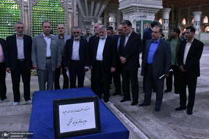 تجدید میثاق استاندار تهران با آرمان های حضرت امام خمینی (س)