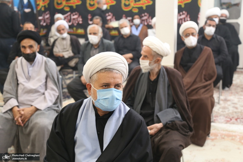 مراسم شهادت امام حسن مجتبی(ع) در بیت آیت الله العظمی فاضل لنکرانی(ره)