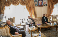 دیدار سرپرست موسسه تنظیم و نشر آثار امام خمینی(س) با سفیر فلسطین در تهران/ صلاح زواوی