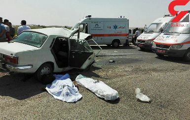 تصادف در محور قدیم ساوه  - همدان 2 قربانی گرفت