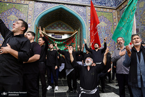 مراسم روز شهادت پيامبر اكرم (ص) و امام حسن مجتبی (ع) در حرم مطهر رضوی