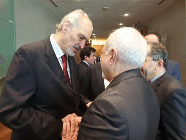 رایزنی سفیر سوریه با ظریف در نیویورک