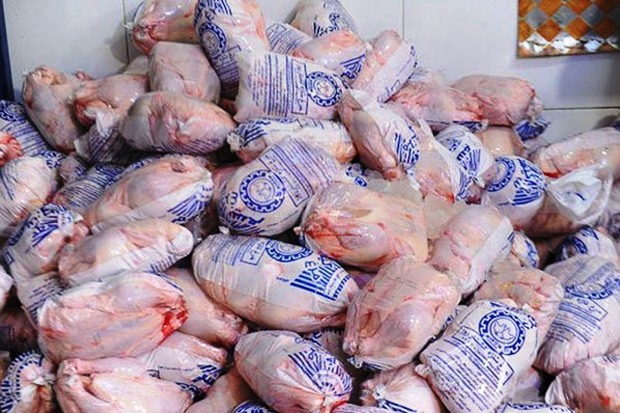 100 تن مرغ منجمد در جنوب کرمان توزیع شد