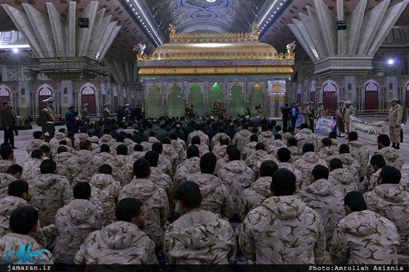 تجدید میثاق فرماندهان و کارکنان حفاظت هواپیمایی سپاه پاسداران با آرمان های حضرت امام(س)