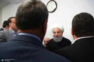 دیدار نوروزی سیاسیون با حسن روحانی