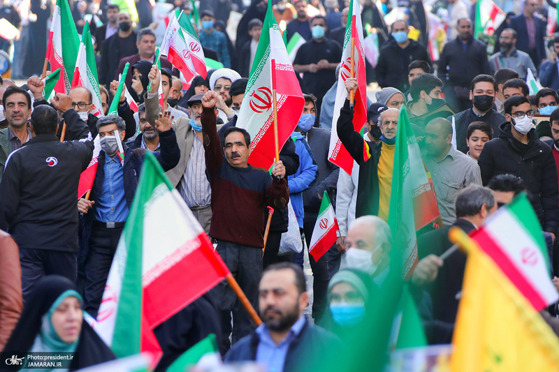 راهپیمایی باشکوه 13 آبان در تهران - 3