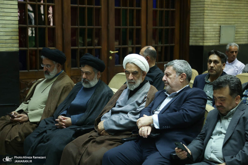 مراسم ختم مادر مهدی طباطبایی