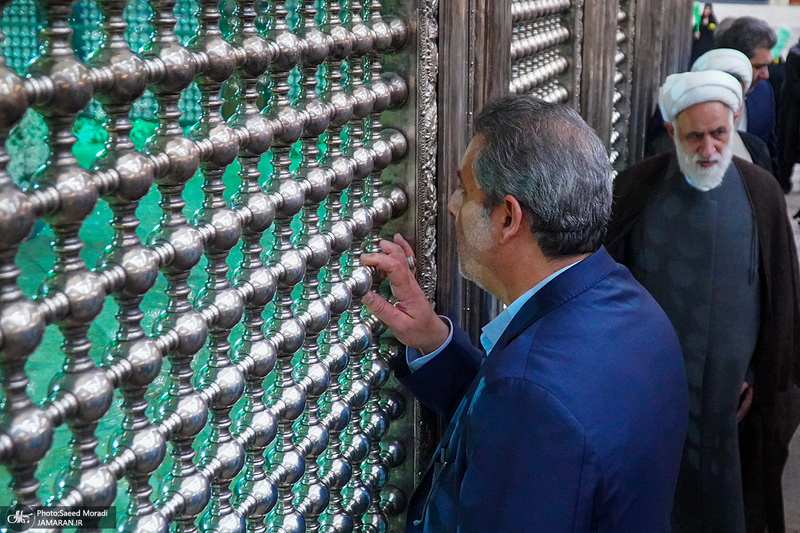 تجدید میثاق جمعی از مدیران و کارکنان بنیاد مسکن انقلاب اسلامی با آرمان های امام خمینی (س)