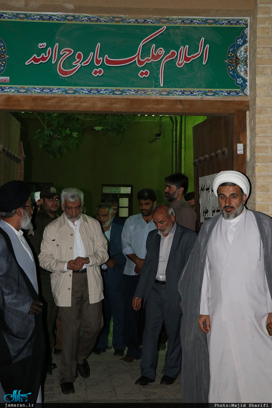 بازدید دکتر سعید جلیلی از بیت و زادگاه امام در خمین‎