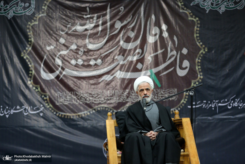 مراسم عزاداری شب شهادت حضرت زهرا (س) در حرم امام خمینی