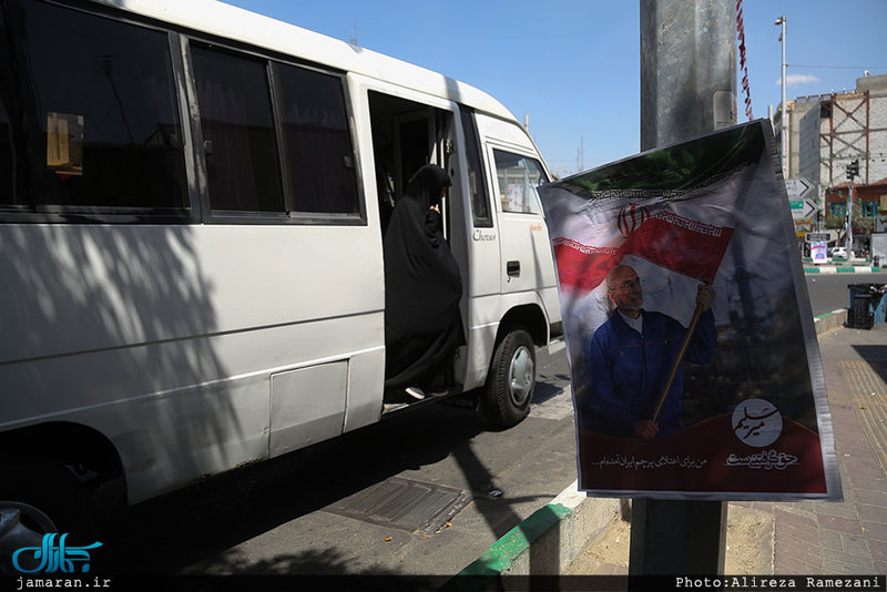 تبلیغات محیطی نامزدهای انتخابات ریاست جمهوری