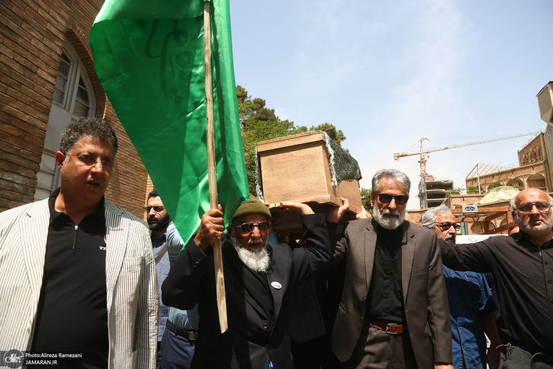 مراسم تشییع مرحوم استاد عباسعلی براتی‌پور