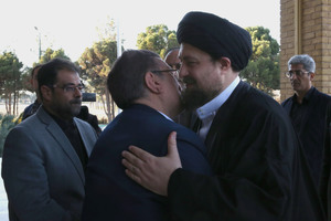 دیدار هیات مرکزی هسته گزینش شهرداری تهران با سید حسن خمینی