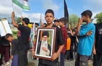 راهپیمایی در حمایت از رهبر انقلاب در کشمیر ھند  (6)