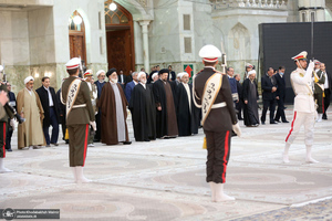 تجدید میثاق رئیس قوه قضائیه و مسئولان عالی قضایی با آرمان‌های حضرت امام خمینی (س)