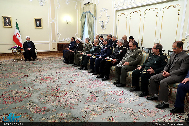 دیدار نوروزی حسن روحانی با جمعی از کارگزاران نظام و مدیران دستگاه ها