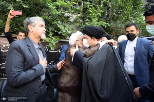 مراسم تشییع پیکر حجت الاسلام و المسلمین سید محمود دعایی از موسسه اطلاعات