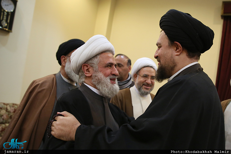 حاشیه دیدار جمعی از میهمانان کنفرانس وحدت اسلامی با سید حسن خمینی