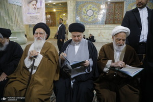 مراسم بزرگداشت آیت الله موسوی بجنوردی (ره) در قم - 1