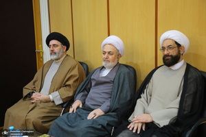 دیدار اساتید و روسای دانشگاه های کشورهای اسلامی با آیت الله العظمی جوادی آملی‎