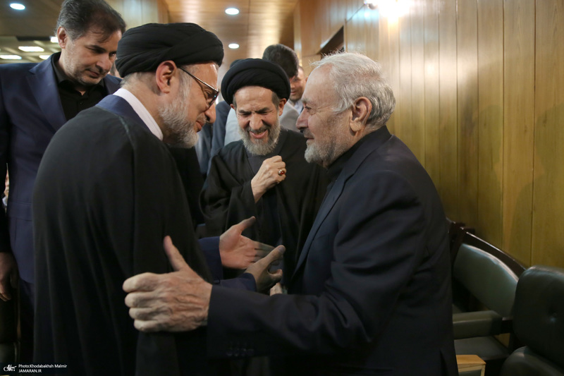 مراسم چهلمین روز درگذشت آیت الله بجنوردی در دائره المعارف بزرگ اسلامی - 1