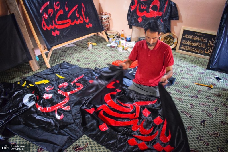 ‎آماده سازی ماه محرم در کشمیر ھند