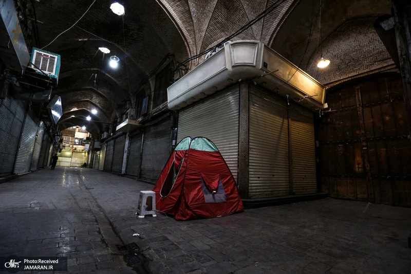 منتخب تصاویر امروز جهان- 25 فروردین 1400 بازار تهران محدودیت های کرونایی تعطیلی اصناف تهران