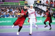 پنجمی تیم بسکتبال سه نفره بانوان در رقابت های داخل سالن آسیا