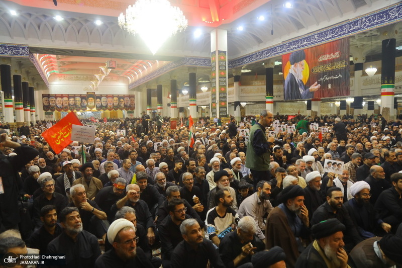 مراسم بزرگداشت رهبر شهید انقلاب در قم-۱